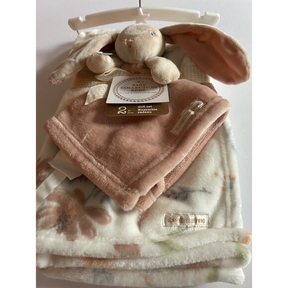 Baby Collection Bébé 2-Piece Gift Set Swaddle Bag & Bunny Security Blanket 0-3M - Picture 6 of 14